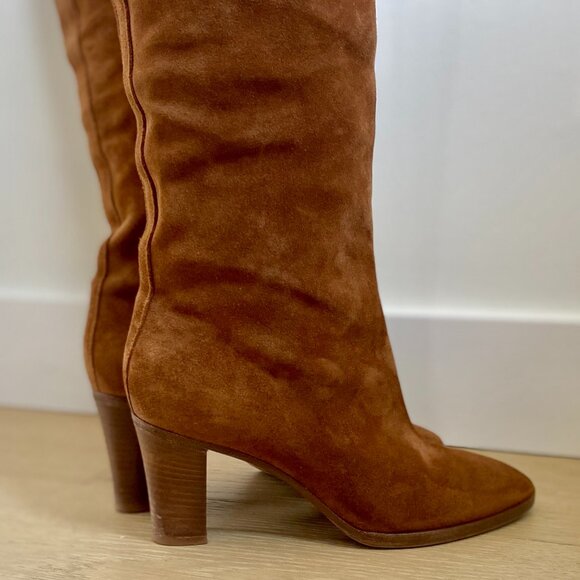 Vince Casper Tall Suede Boots - Picture 6 of 12